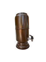 Filtro de 5 l , aluminio, com vela para reposição - marrom