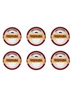 Conjunto de pratos fundo de porcelana feijoada premium 6pçs - oxford