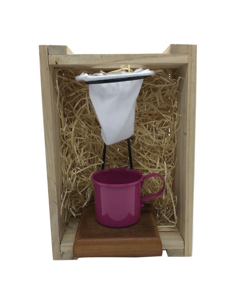 Café individual - pink - demolição com engradado