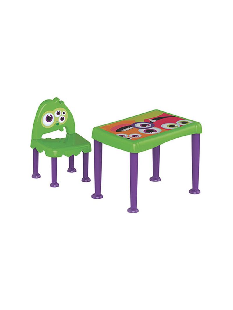 Conjunto monster kids verde e roxo - tramontina