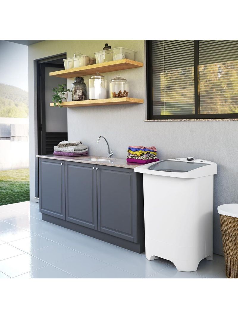 Tanquinho De Lavar Roupa Mueller 10 Kg MLT10C Branco 220V