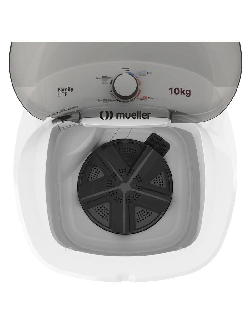 Lavadora Semiautomática Mueller Family Lite 10kg 127v Branco