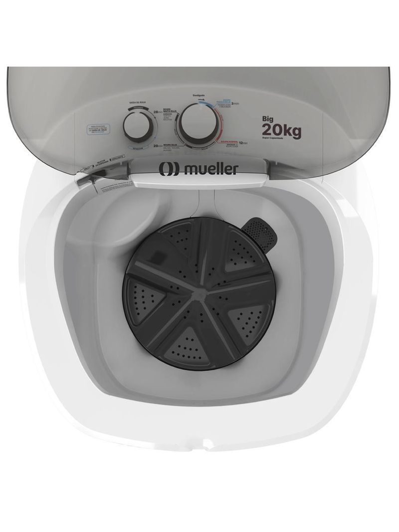 Tanquinho Mueller 20 Kg Big Branca - 127v