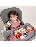 Copo de silicone 2 em 1 piccolo rosa - infanti