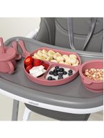 Copo de silicone 2 em 1 piccolo rosa - infanti