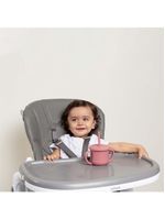 Copo de silicone 2 em 1 piccolo rosa - infanti