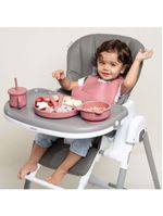 Copo de silicone 2 em 1 piccolo rosa - infanti