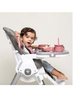 Copo de silicone 2 em 1 piccolo rosa - infanti