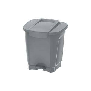 Lixeira t-force empresarial cinza 25l - tramontina