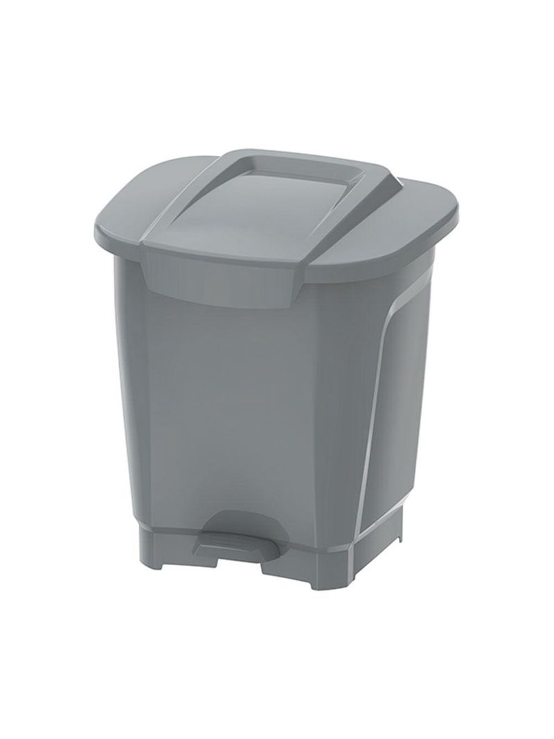 Lixeira t-force empresarial cinza 25l - tramontina