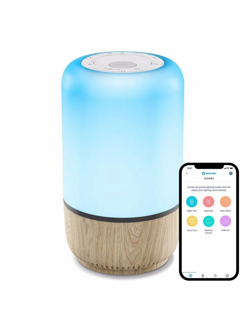 Luz e som soothe white linha conectada - maxi-cosi