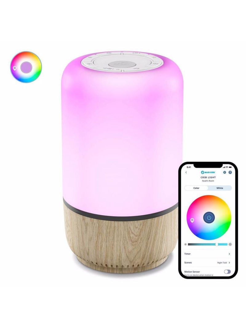 Luz e som soothe white linha conectada - maxi-cosi