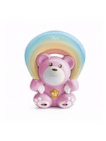 Luminária e projetor rainbow bear rosa - chicco