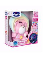 Luminária e projetor rainbow bear rosa - chicco