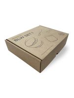 Kit de alimentação silicone blw set1 woody brown - minikoioi