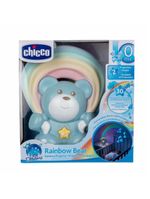 Luminária e projetor rainbow bear azul - chicco