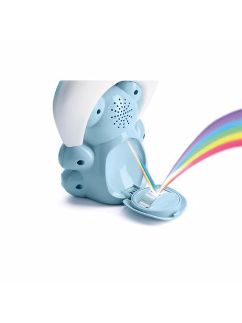 Luminária e projetor rainbow bear azul - chicco