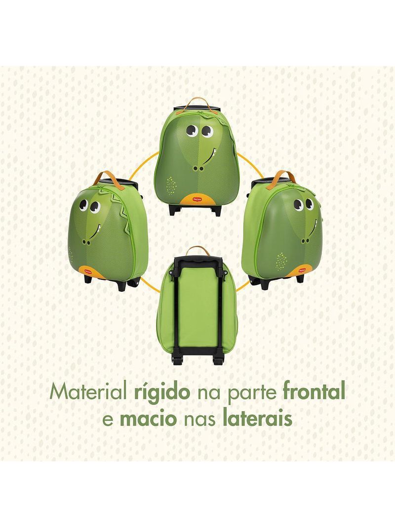 Mala infantil com rodinha safari croco - tiny love