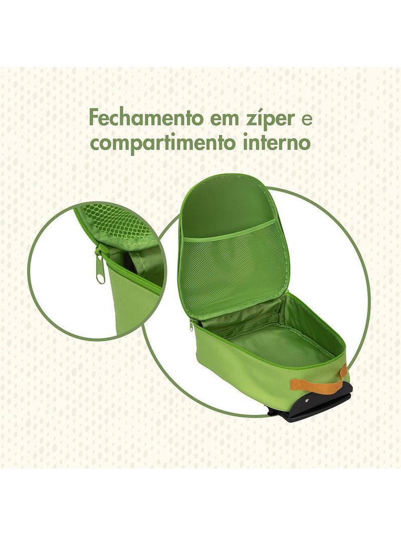 Mala infantil com rodinha safari croco - tiny love