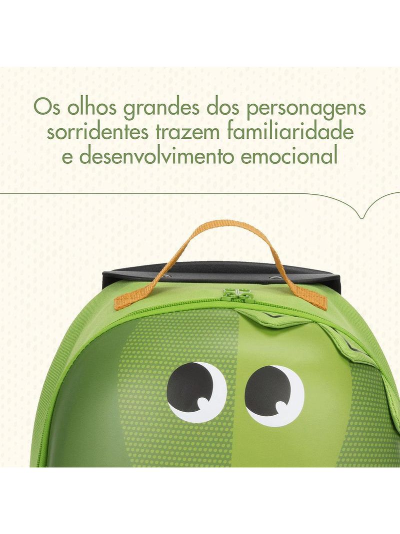 Mala infantil com rodinha safari croco - tiny love