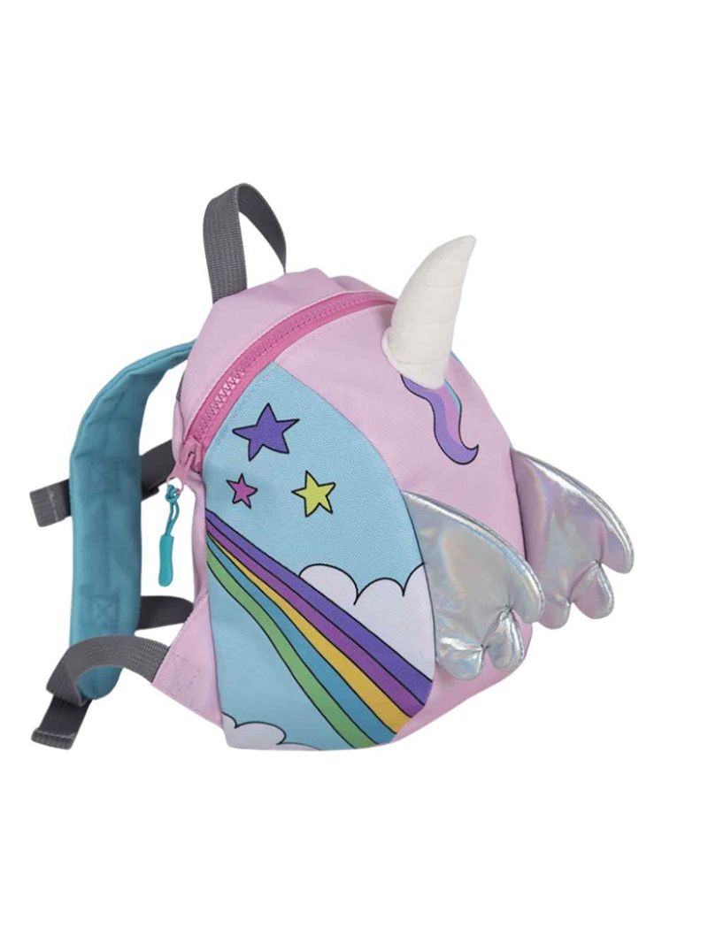 Mochila com guia unicórnio rosa - infanti