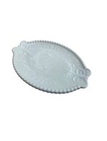 Molheira lacinho ceramica com colher bambu