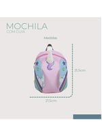Mochila com guia unicórnio rosa - infanti