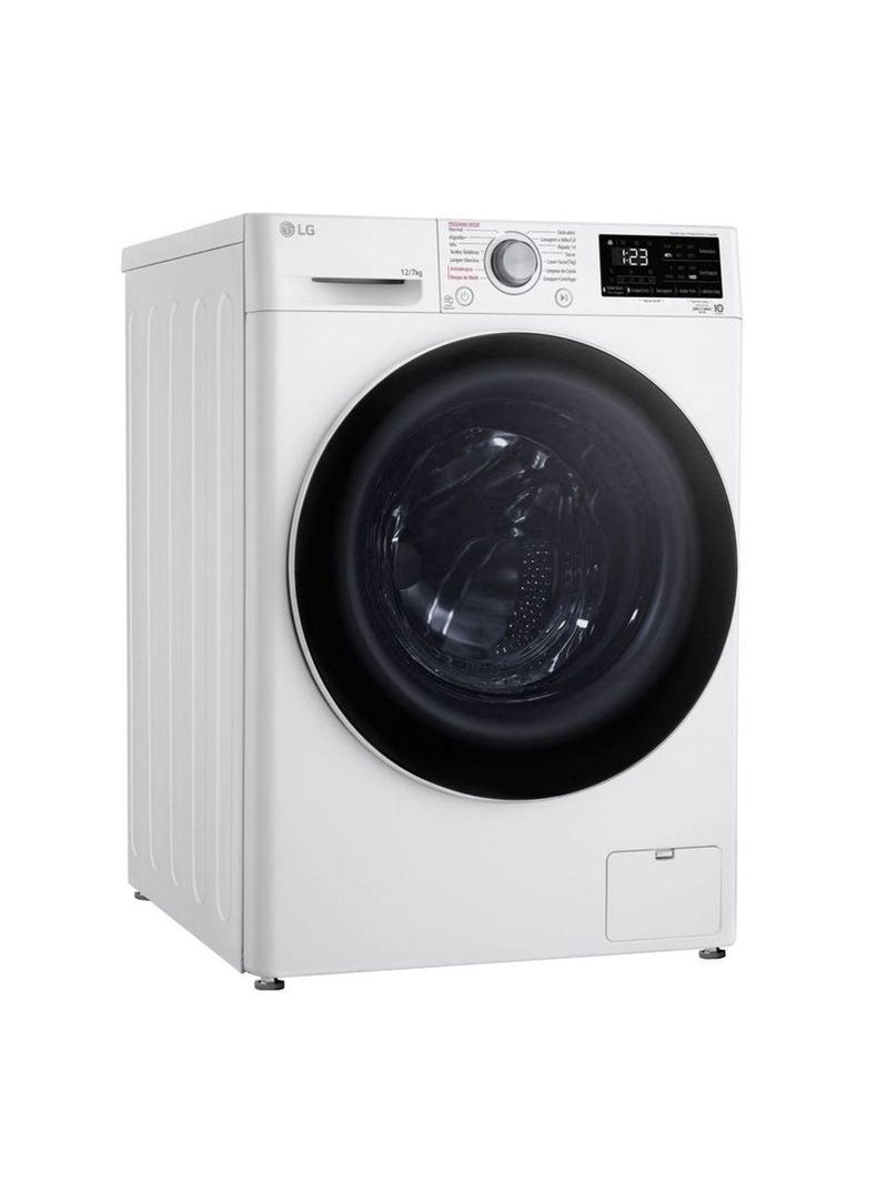 Lava e Seca Smart LG VC5 12kg Branca Com Inteligência Artificial AIDD CV3012WC5A 220V