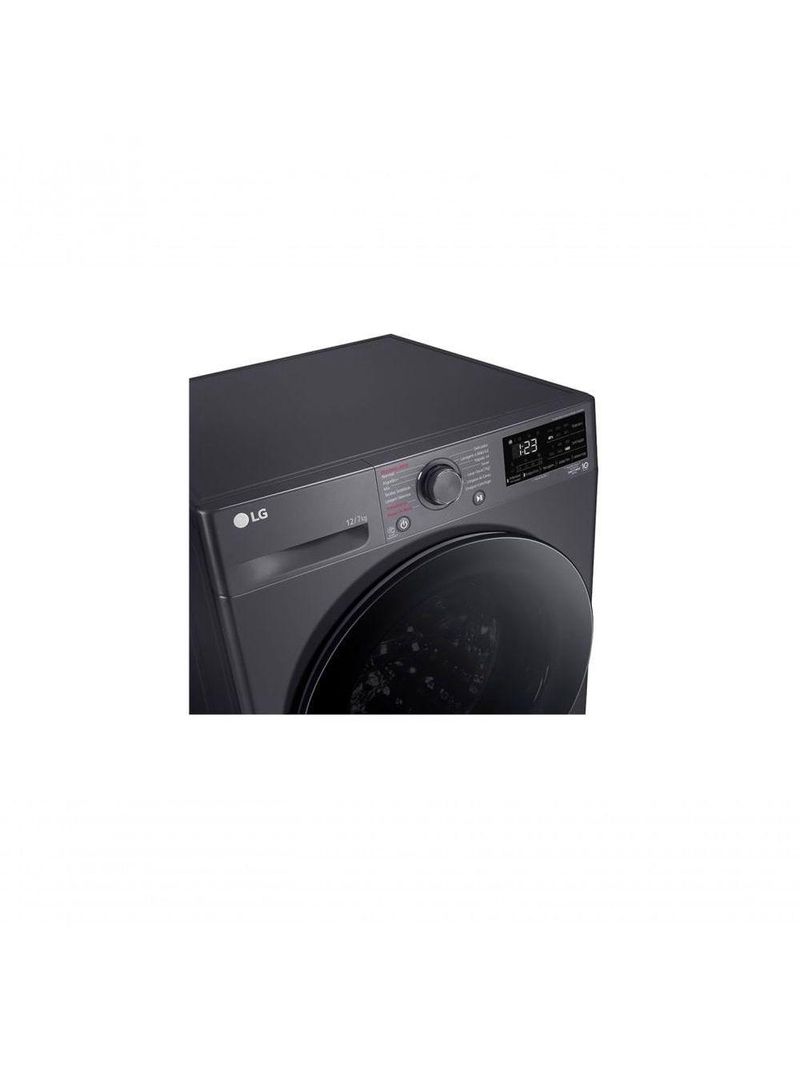 Lava e Seca Smart LG VC5 12kg Titanium Com Inteligência Artificial AIDD CV3012MC5A 220V