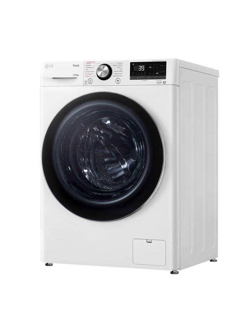 Lava e Seca Smart LG VC2 14kg Branca com Inteligência Artificial AIDD CV9014WC2 127V