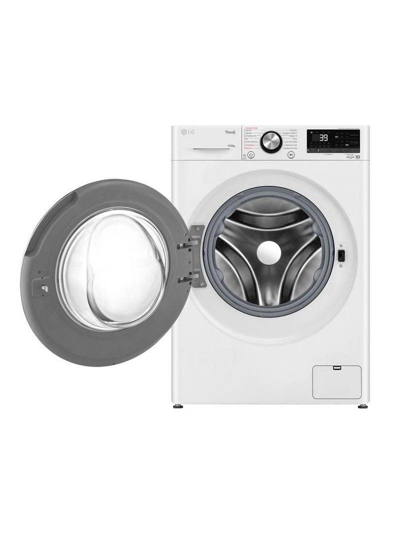 Lava e Seca Smart LG VC2 14kg Branca com Inteligência Artificial AIDD CV9014WC2 127V