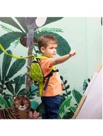 Mochila com guia dino verde - infanti