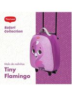 Mala infantil com rodinha safari flamingo - tiny love
