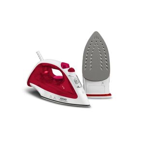 Ferro Arno A Vapor Antiaderente Essentialgliss 1100W Fmq Rosa E Branco 127V