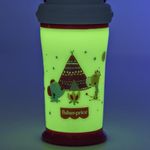 Copo playful glow in the dark planet rosa pink fisher price - bb1129