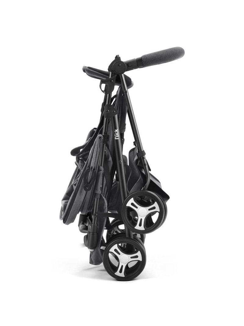 Carrinho passeio flick 0-15kgs preto com cinza multikids baby - bb445