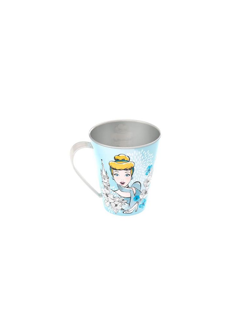 Conjunto cinderela shake copo canudo coroa  e caneca pintar