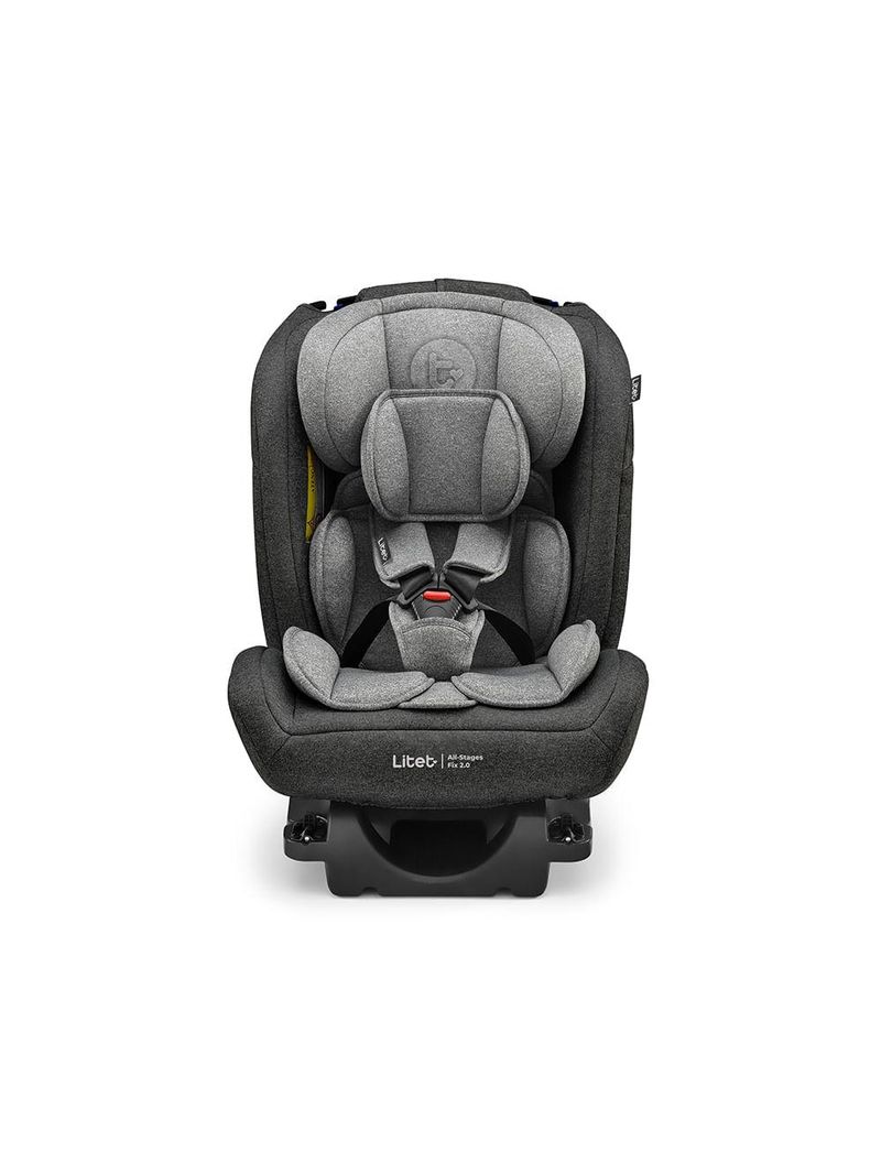 Cadeira para auto 0-36kg isofix all stages fix 20 preto e cinza litet - bb452