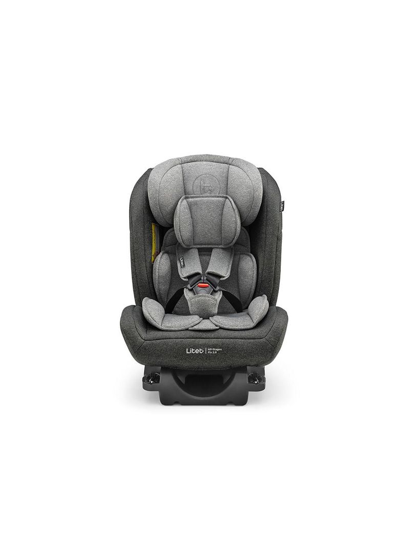 Cadeira para auto 0-36kg isofix all stages fix 20 preto e cinza litet - bb452