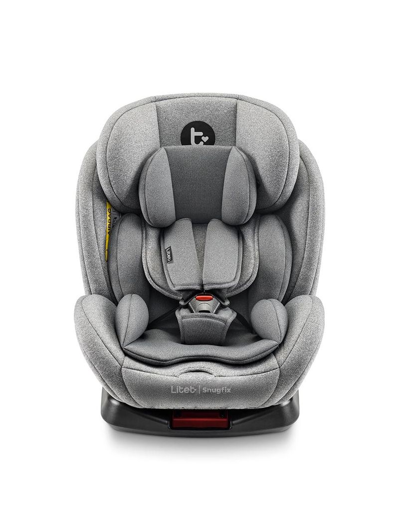 Cadeira para auto 0-36 kgs isofix com rotação snugfix cinza litet - bb454