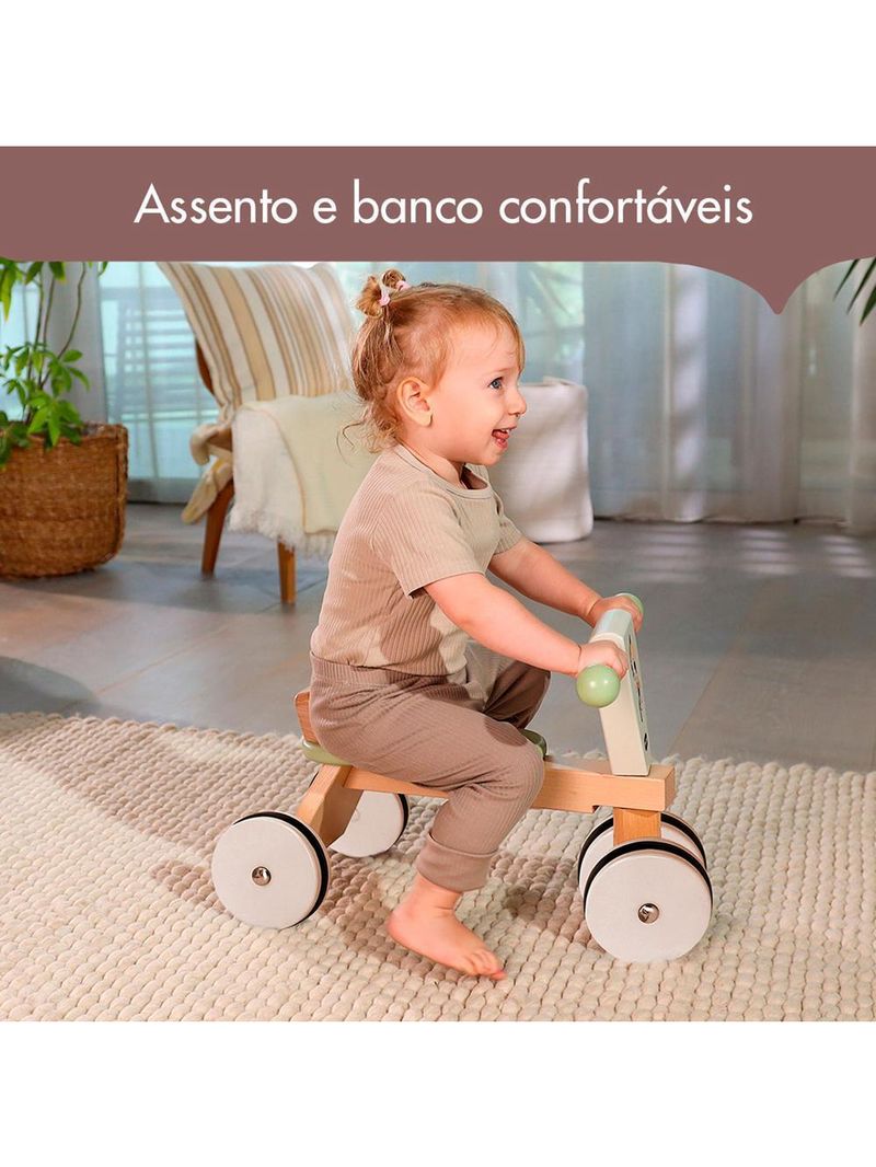 Triciclo infantil de madeira boho chic - tiny love