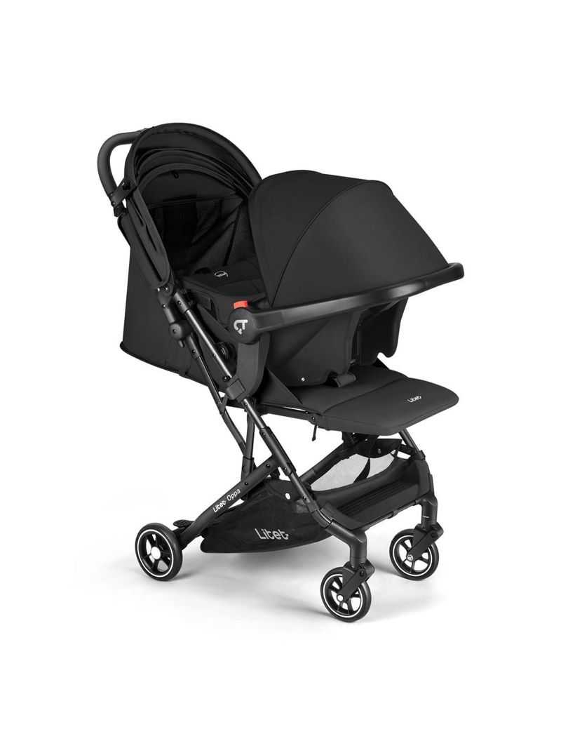 Carrinho compacto 0-15 kg oppa preto litet - bb463