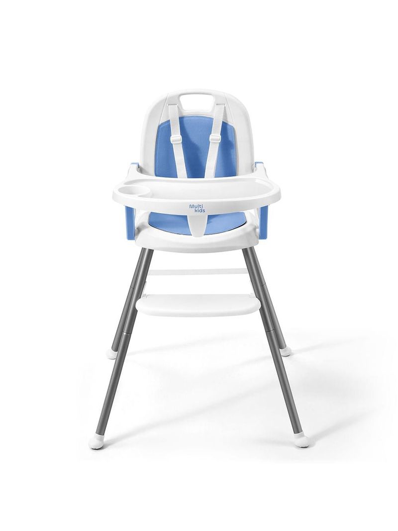 Cadeira de alimentação berry 3 em 1 azul multikids baby - bb323