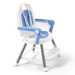 Cadeira de alimentação berry 3 em 1 azul multikids baby - bb323