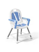Cadeira de alimentação berry 3 em 1 azul multikids baby - bb323