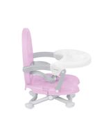 Cadeira de alimentação para bebê multikids 6m-15kg portátil rosa - bb108