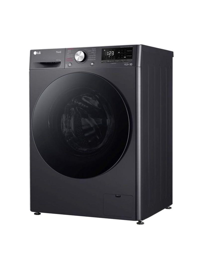 Lava e Seca Smart LG VC4 12kg Titanium Com Inteligência Artificial AIDD CV5012MC4A 220V