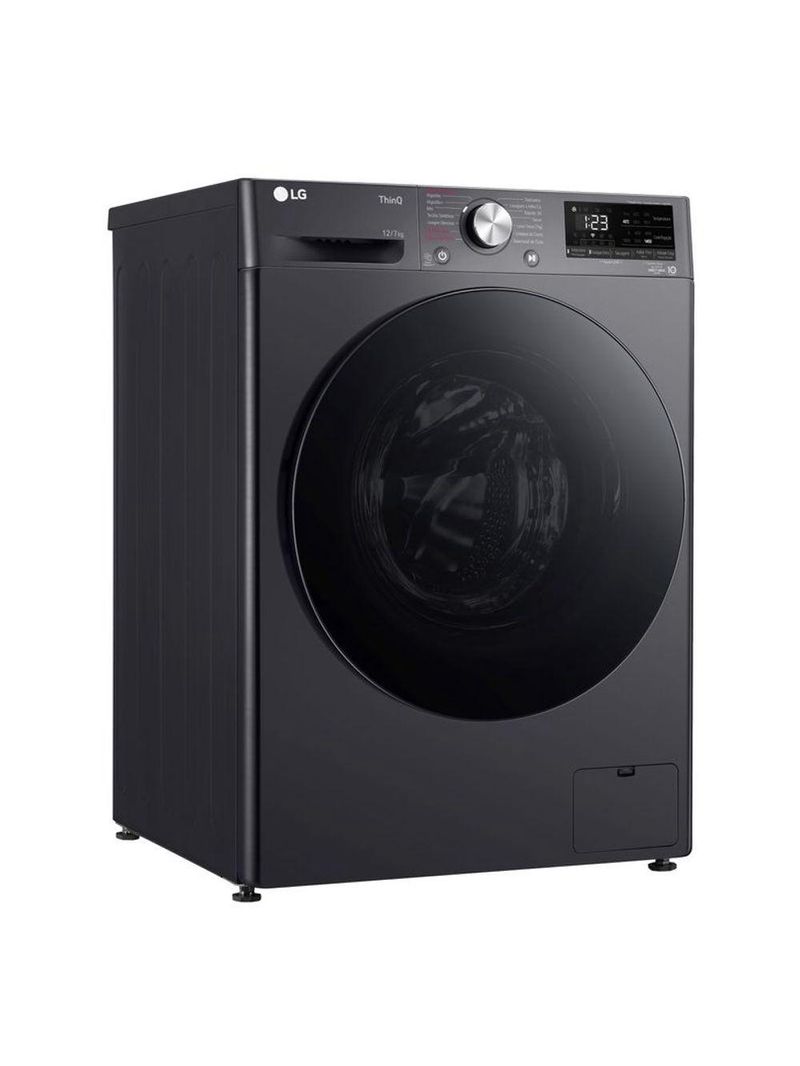 Lava e Seca Smart LG VC4 12kg Titanium Com Inteligência Artificial AIDD CV5012MC4A 220V