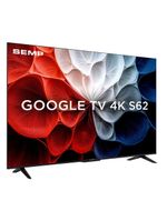 TV Semp 50 Polegadas 50S62 Smart UHD 4K Google TV Preto Bivolt