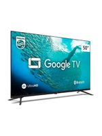 Televisão Smart PUG7019 50 Polegadas 4K Wi Fi Voz Google Preto Bivolt